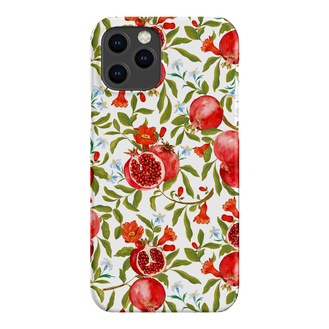 Pomegranate Printed Phone Cases iPhone 12 Pro Max / Snap by Ellie Mae - The Dairy