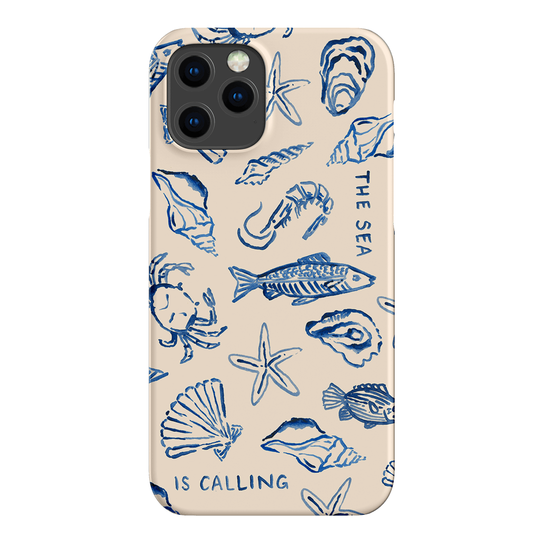 Sea Call Printed Phone Cases iPhone 12 Pro Max / Snap by Cass Deller - The Dairy