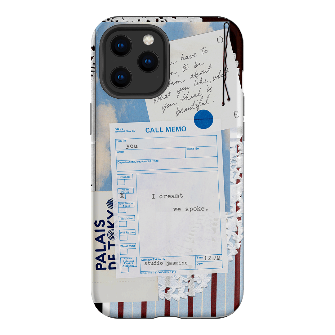 Call Memo Printed Phone Cases iPhone 12 Pro Max / Armoured by Jasmine Dowling - The Dairy