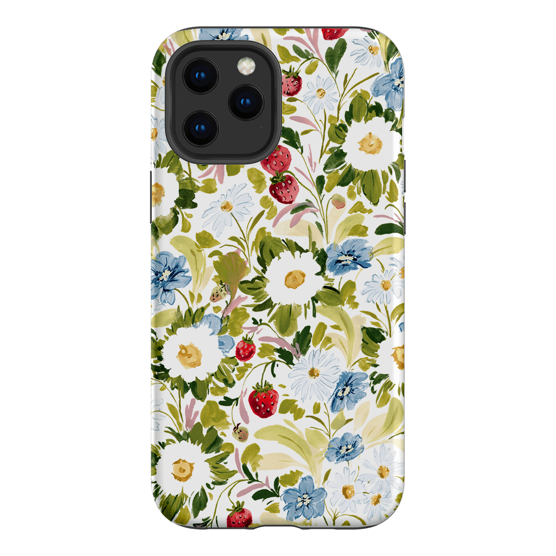 Garden Strawberries Printed Phone Cases iPhone 12 Pro Max / Armoured by Ellie Mae - The Dairy