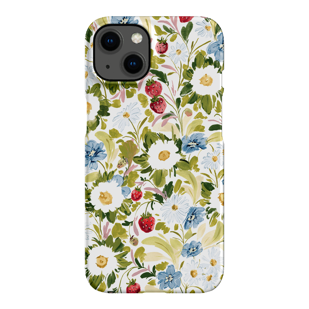 Garden Strawberries Printed Phone Cases iPhone 13 / Snap by Ellie Mae - The Dairy