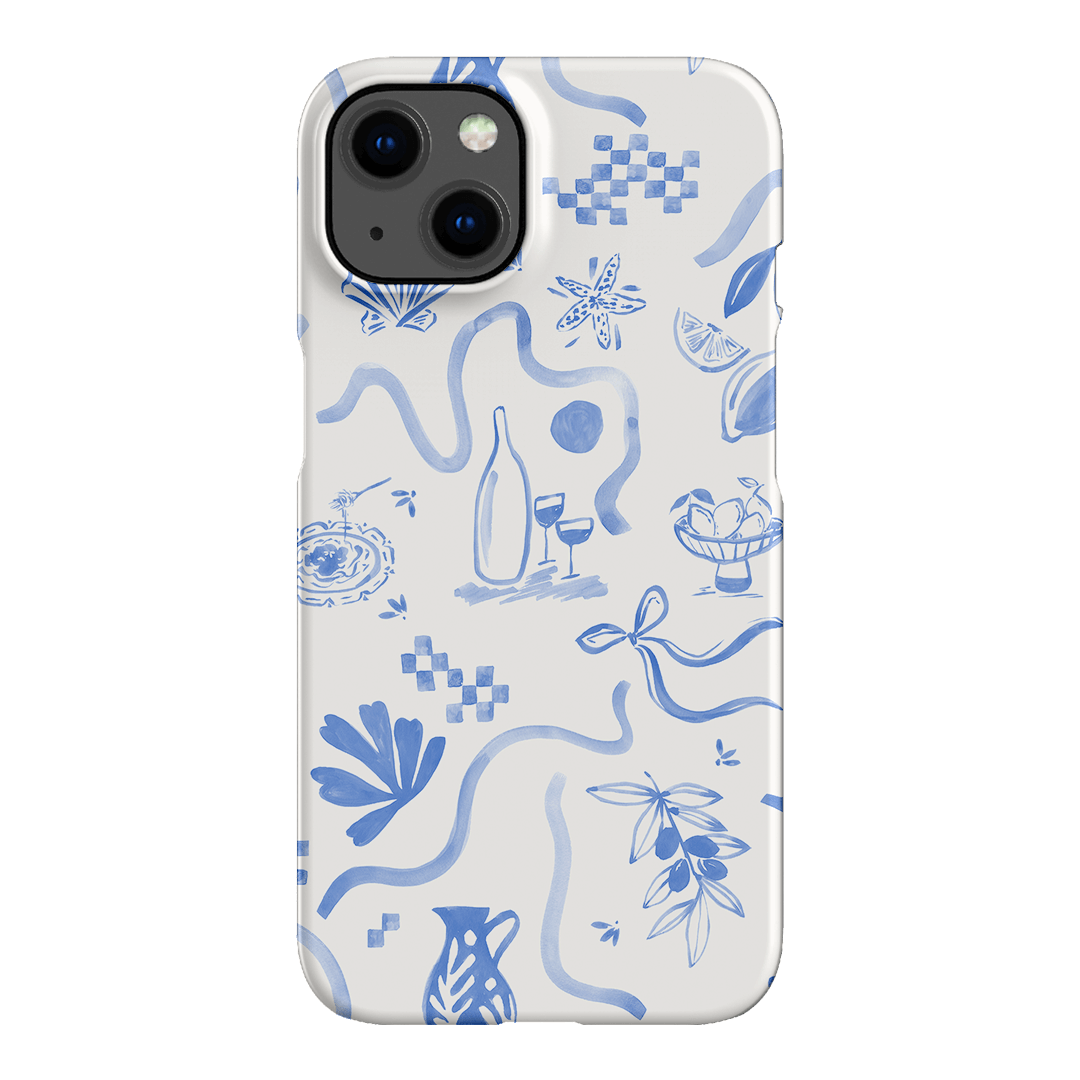 Mediterranean Wave Printed Phone Cases iPhone 13 / Snap by Charlie Taylor - The Dairy