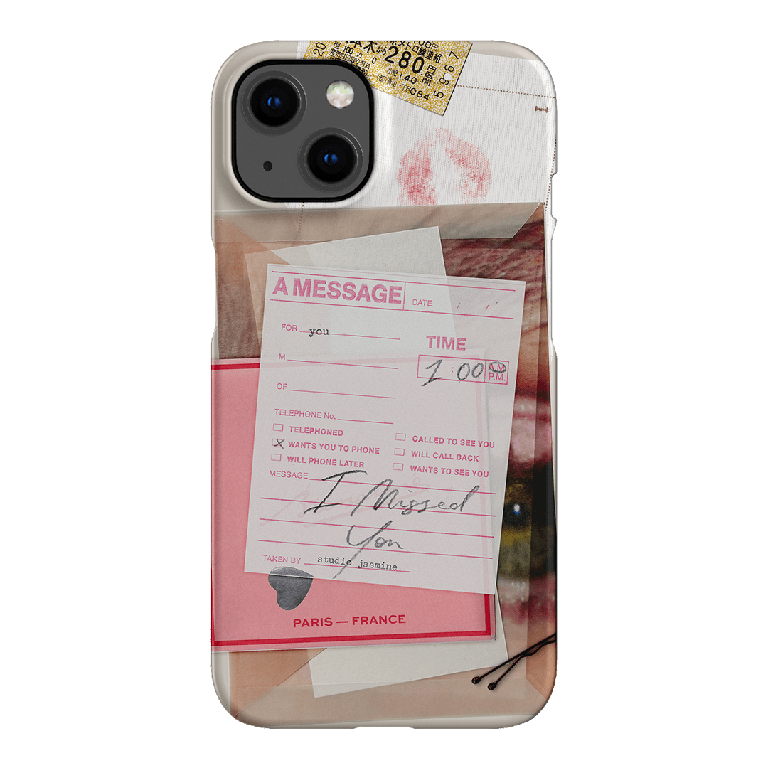 Missed Call Printed Phone Cases iPhone 13 / Snap by Jasmine Dowling - The Dairy