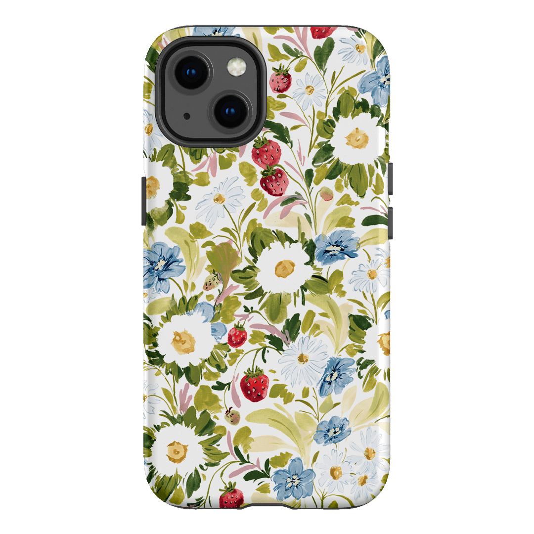 Garden Strawberries Printed Phone Cases iPhone 13 / Armoured by Ellie Mae - The Dairy