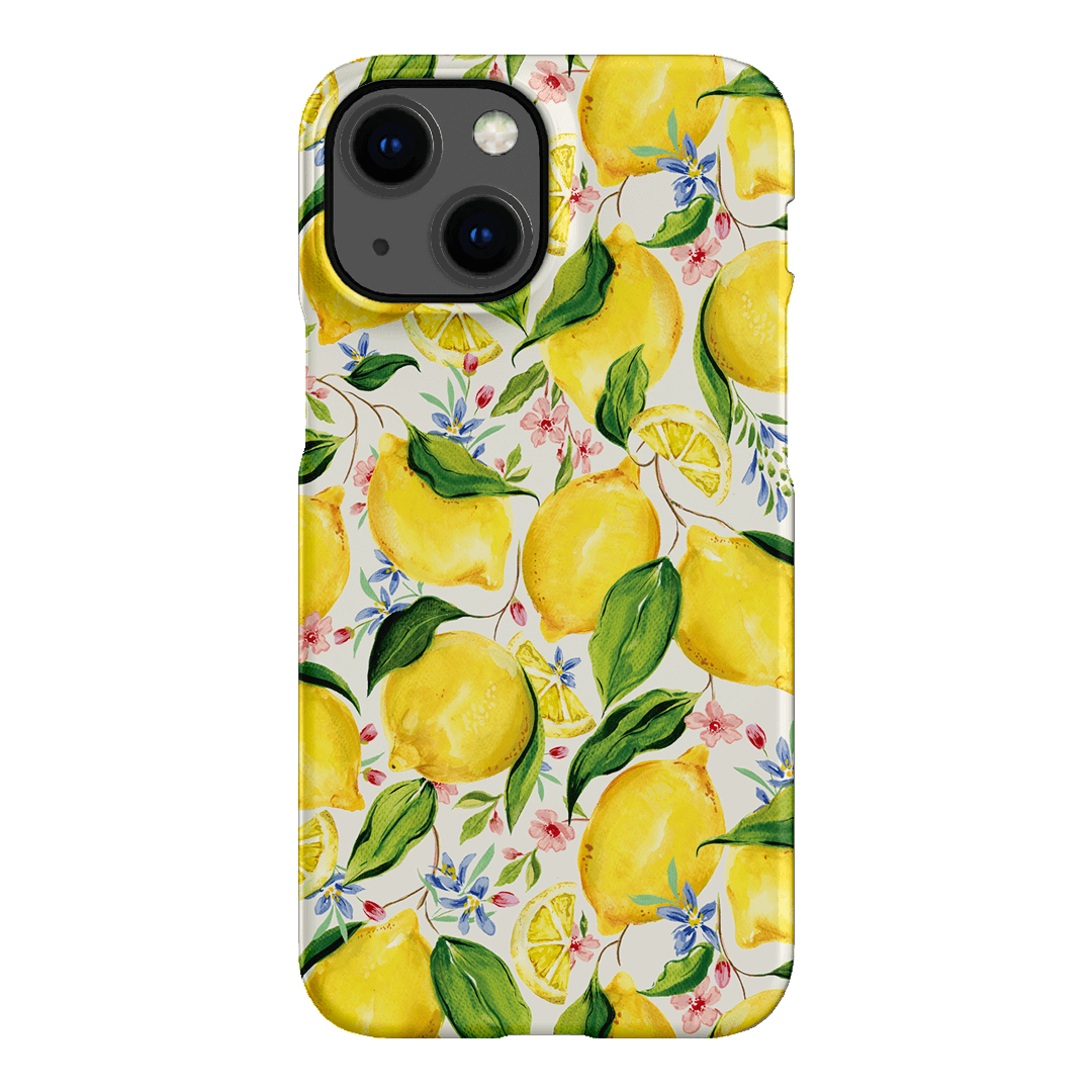 Citrus Lemon Printed Phone Cases iPhone 13 Mini / Snap by Ellie Mae - The Dairy