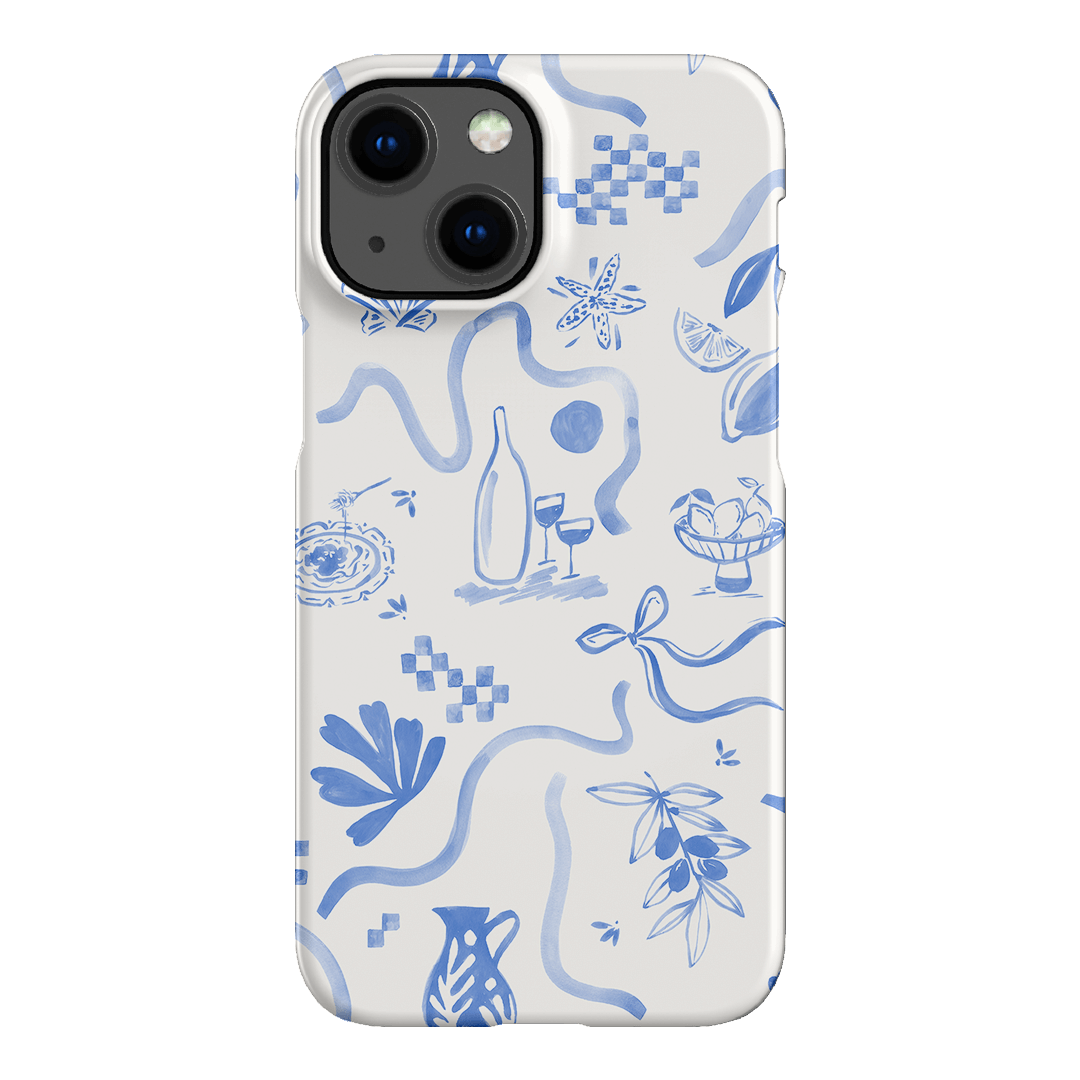 Mediterranean Wave Printed Phone Cases iPhone 13 Mini / Snap by Charlie Taylor - The Dairy