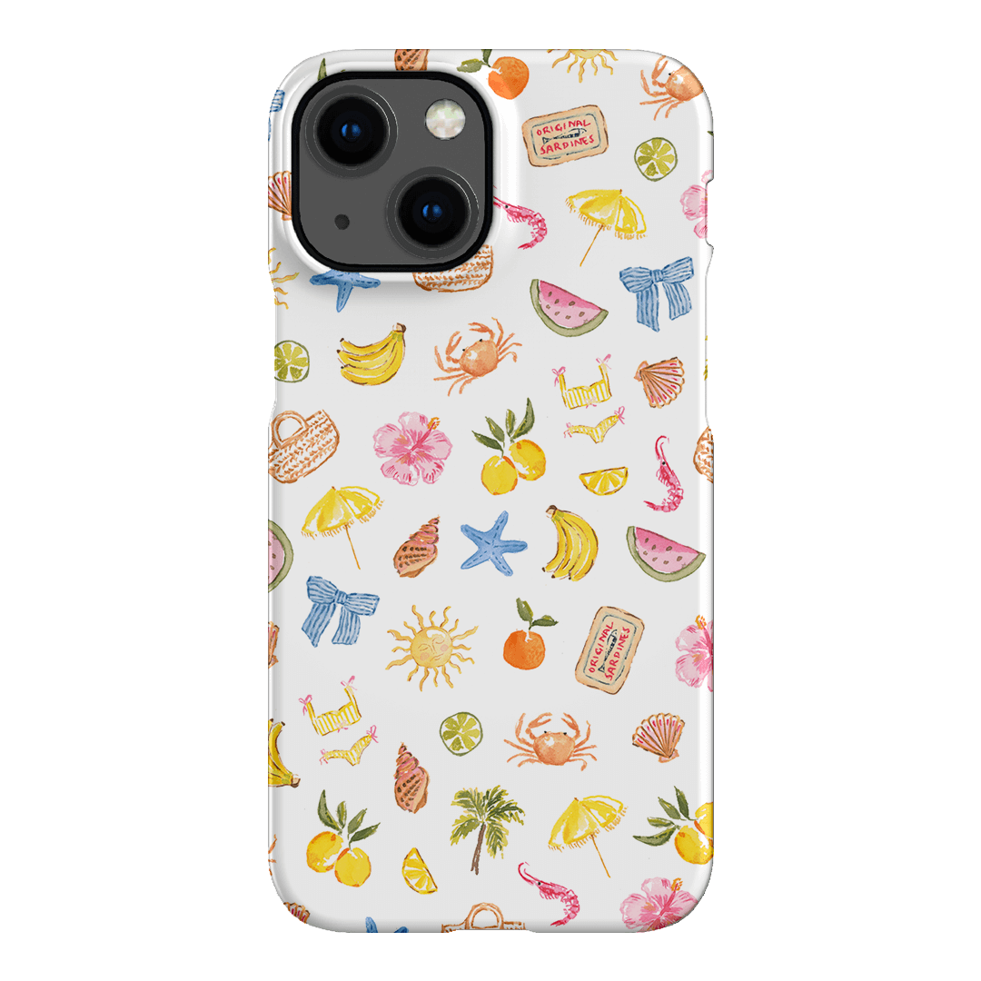 Summer Icons Printed Phone Cases iPhone 13 Mini / Snap by Cass Deller - The Dairy