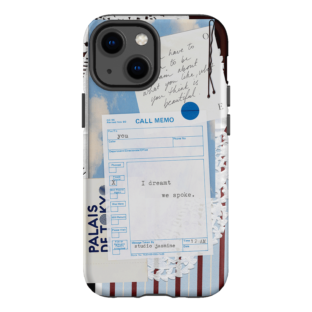 Call Memo Printed Phone Cases iPhone 13 Mini / Armoured by Jasmine Dowling - The Dairy