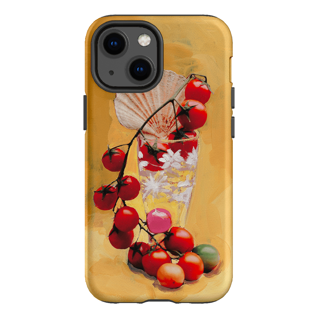 Cherry Tomatoes Printed Phone Cases iPhone 13 Mini / Armoured by Nicole Nelius - The Dairy