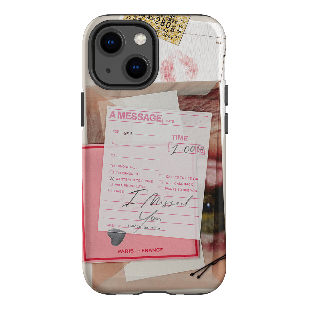 Missed Call Printed Phone Cases iPhone 13 Mini / Armoured by Jasmine Dowling - The Dairy