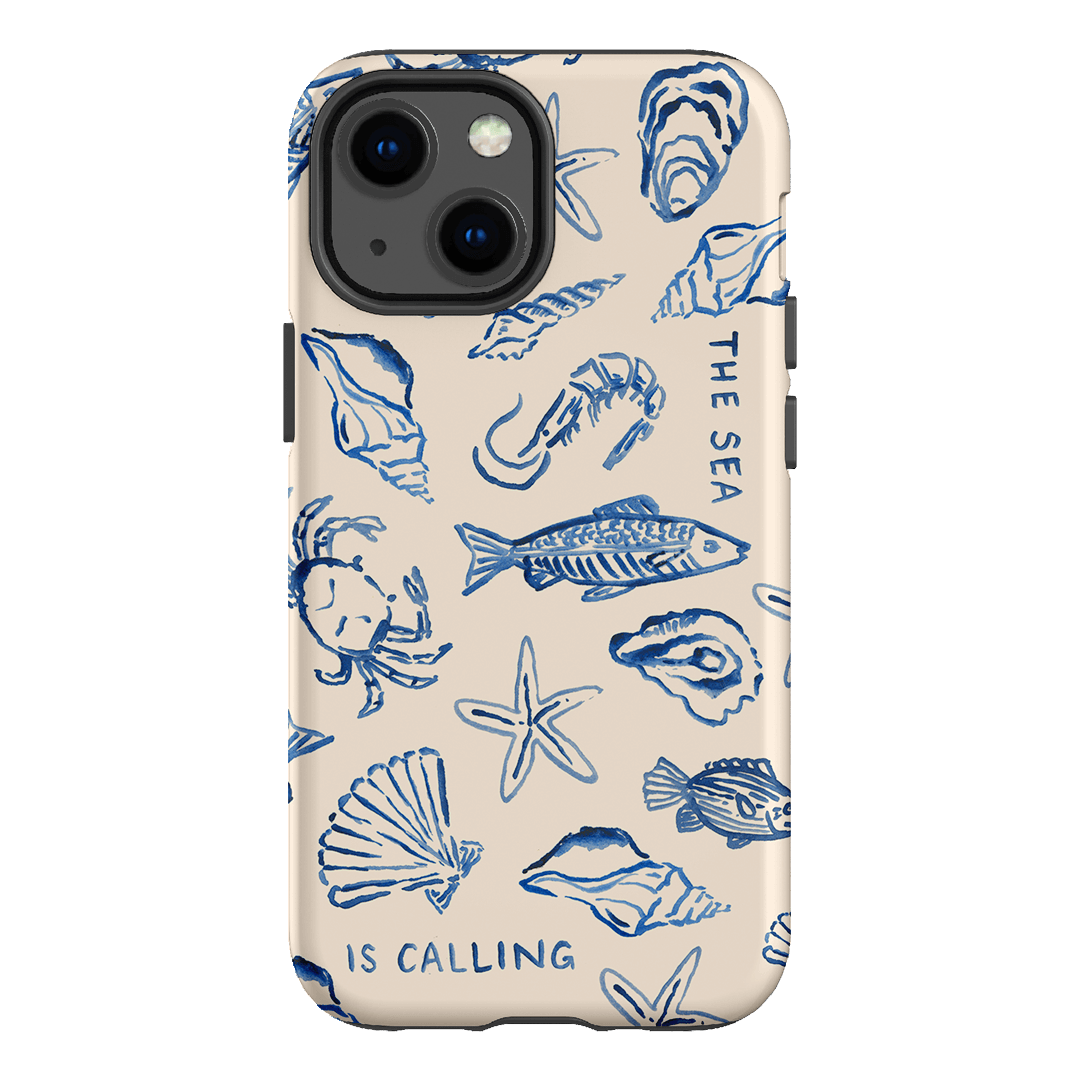 Sea Call Printed Phone Cases iPhone 13 Mini / Armoured by Cass Deller - The Dairy