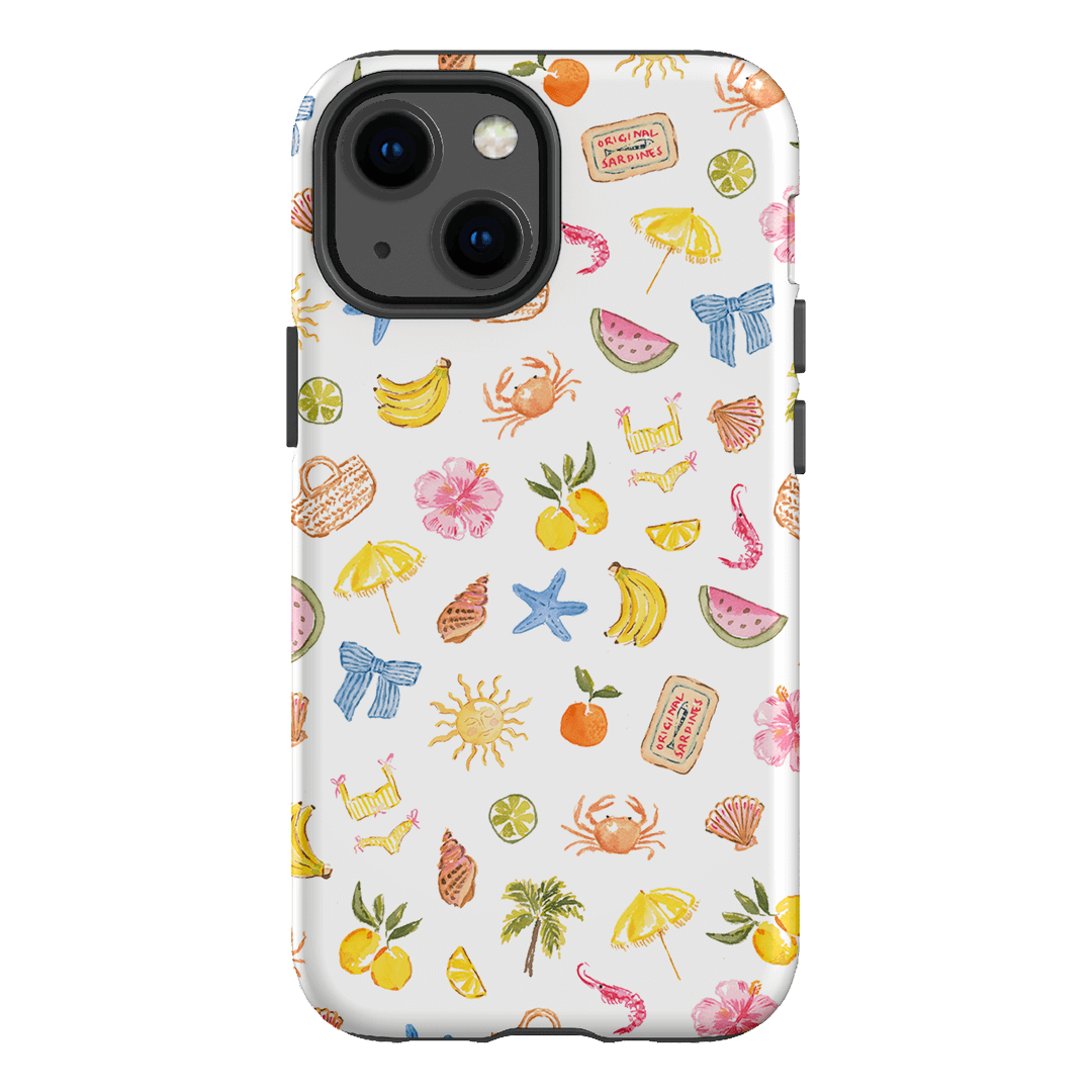 Summer Icons Printed Phone Cases iPhone 13 Mini / Armoured by Cass Deller - The Dairy