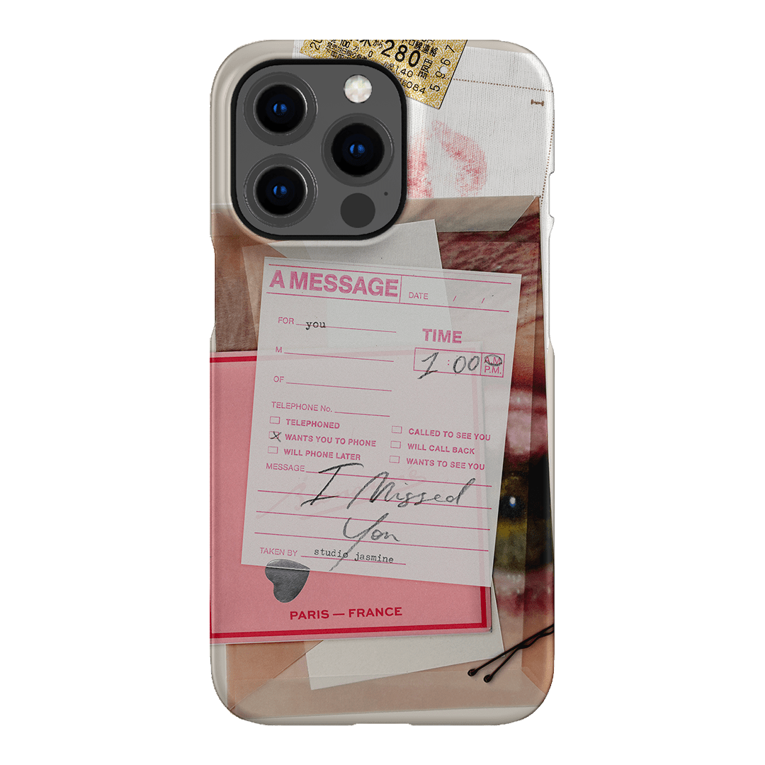 Missed Call Printed Phone Cases iPhone 13 Pro / Snap by Jasmine Dowling - The Dairy