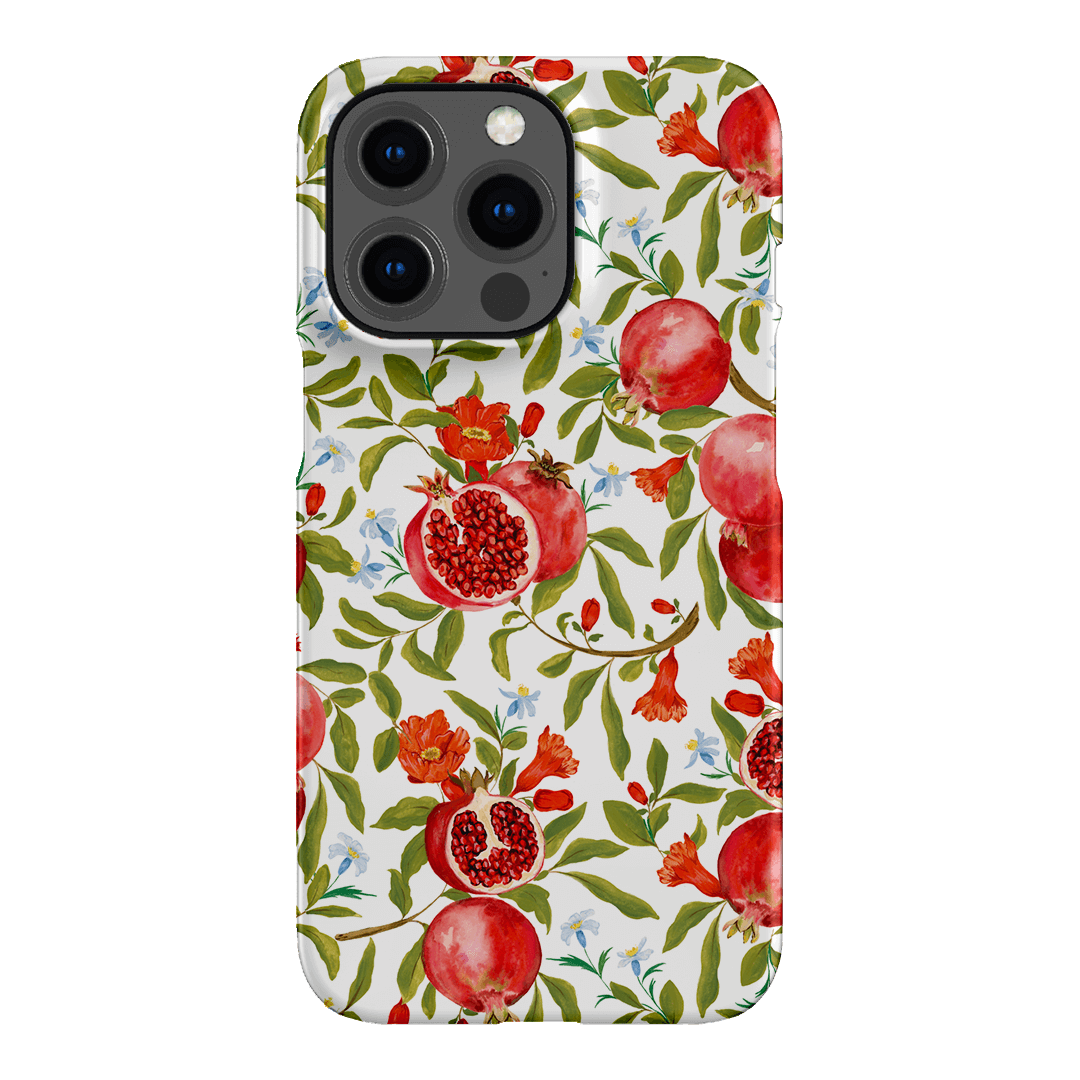 Pomegranate Printed Phone Cases iPhone 13 Pro / Snap by Ellie Mae - The Dairy