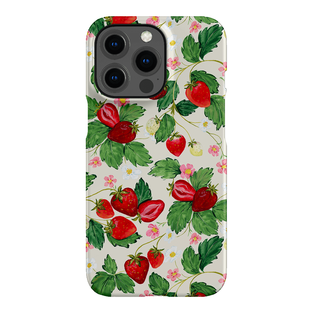 Strawberry Patch Printed Phone Cases iPhone 13 Pro / Snap by Ellie Mae - The Dairy