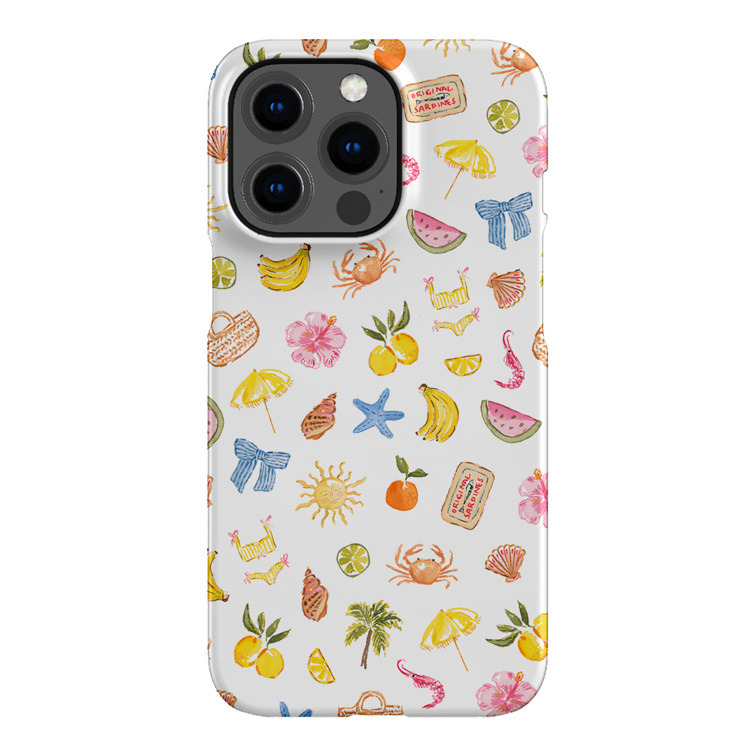 Summer Icons Printed Phone Cases iPhone 13 Pro / Snap by Cass Deller - The Dairy