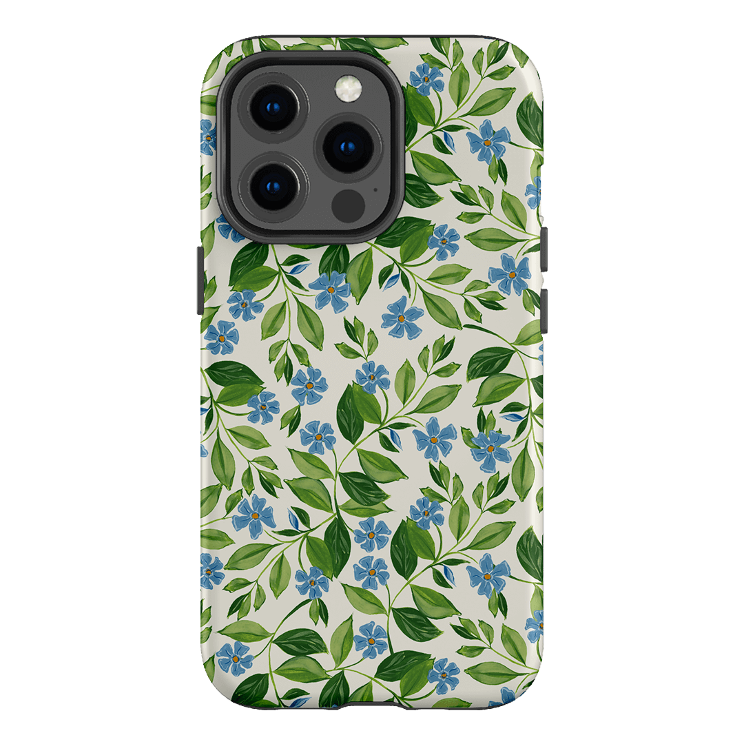 Blue Vines Printed Phone Cases iPhone 13 Pro / Armoured by Ellie Mae - The Dairy