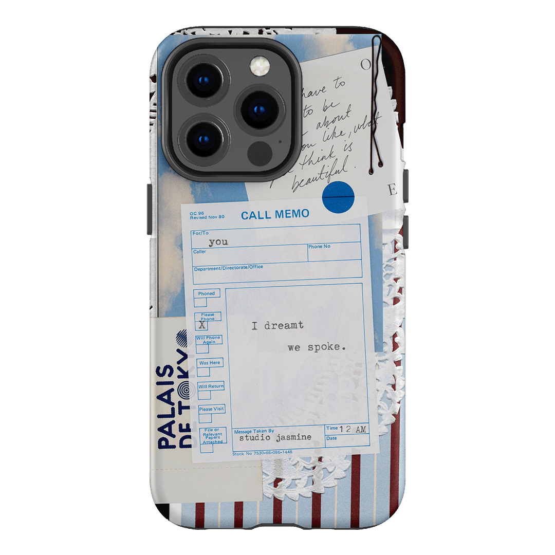 Call Memo Printed Phone Cases iPhone 13 Pro / Armoured by Jasmine Dowling - The Dairy