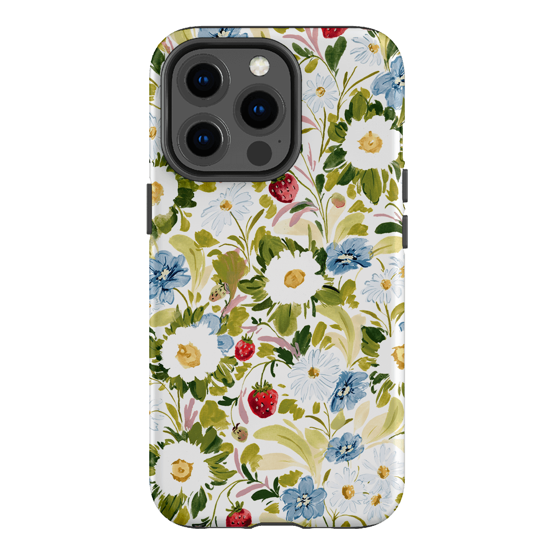 Garden Strawberries Printed Phone Cases iPhone 13 Pro / Armoured by Ellie Mae - The Dairy
