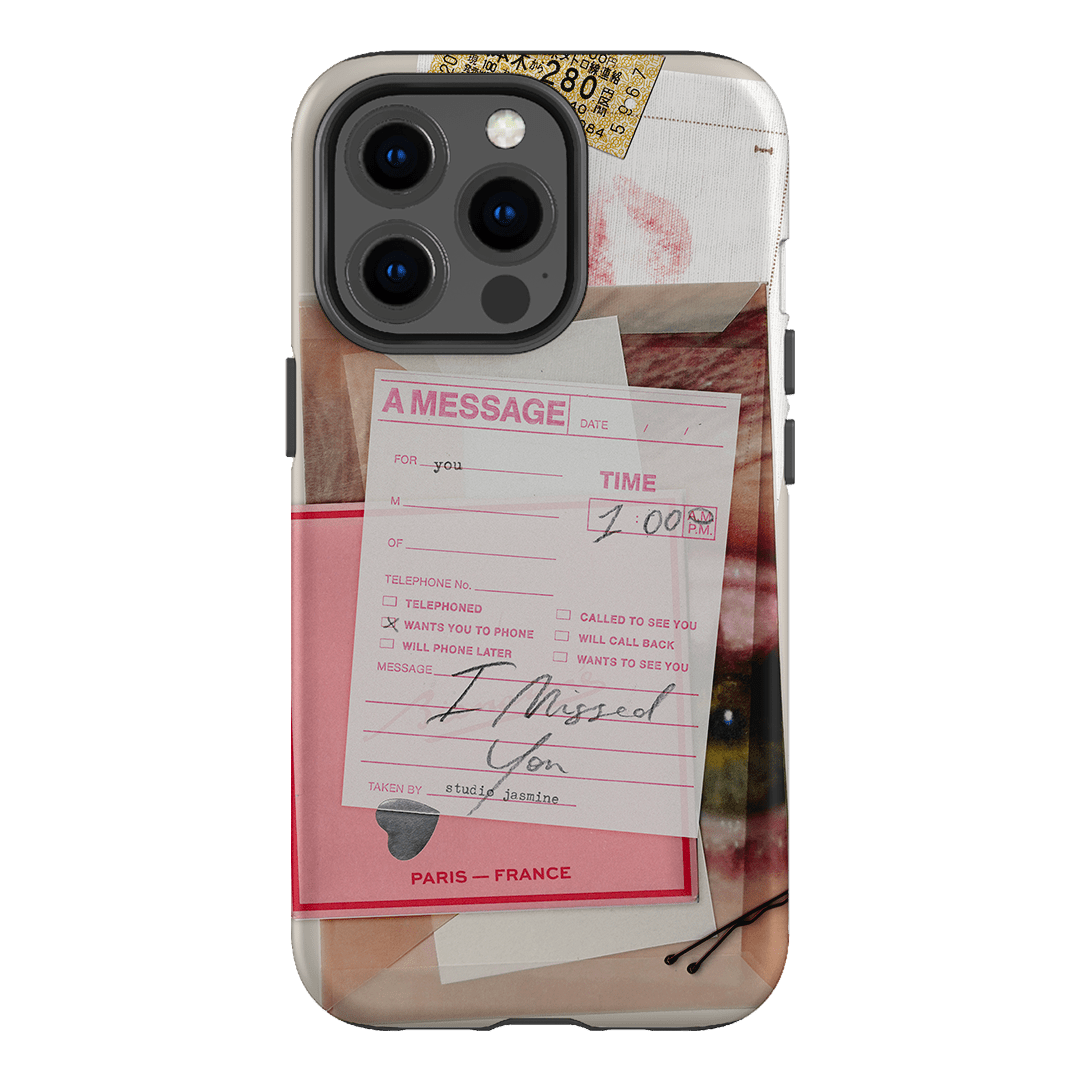Missed Call Printed Phone Cases iPhone 13 Pro / Armoured by Jasmine Dowling - The Dairy