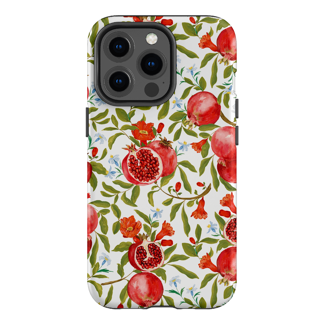 Pomegranate Printed Phone Cases iPhone 13 Pro / Armoured by Ellie Mae - The Dairy
