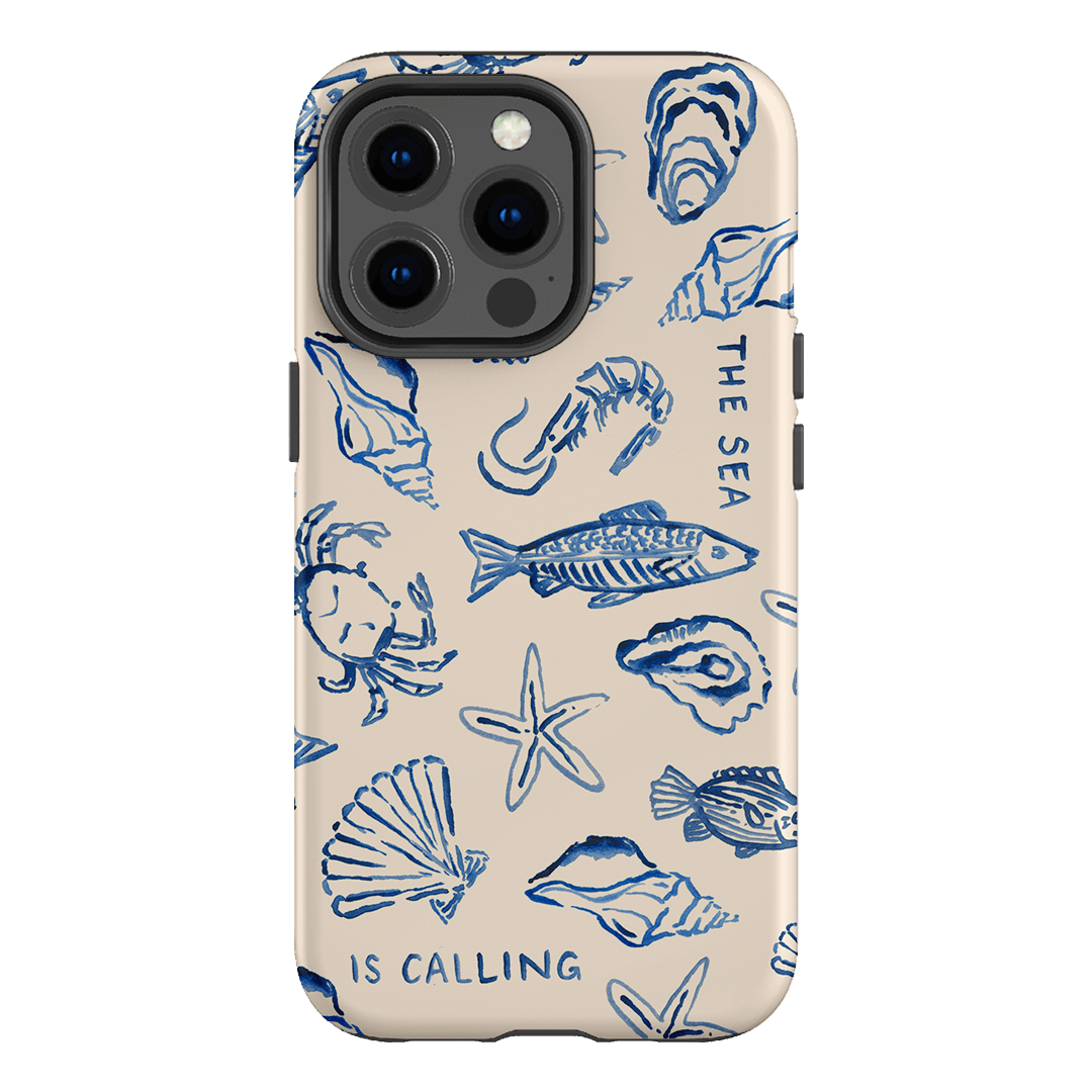 Sea Call Printed Phone Cases iPhone 13 Pro / Armoured by Cass Deller - The Dairy