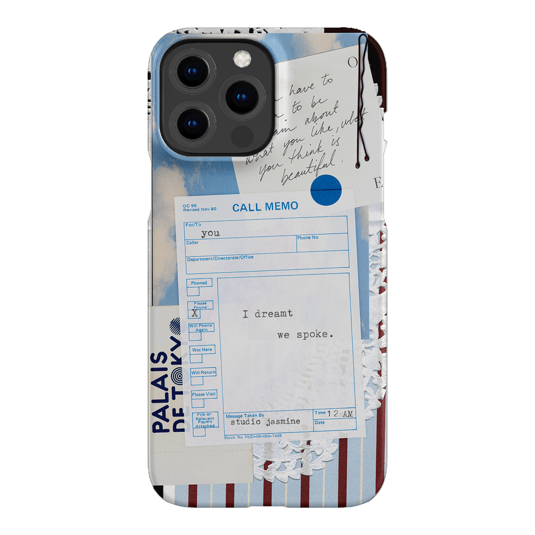 Call Memo Printed Phone Cases iPhone 13 Pro Max / Snap by Jasmine Dowling - The Dairy