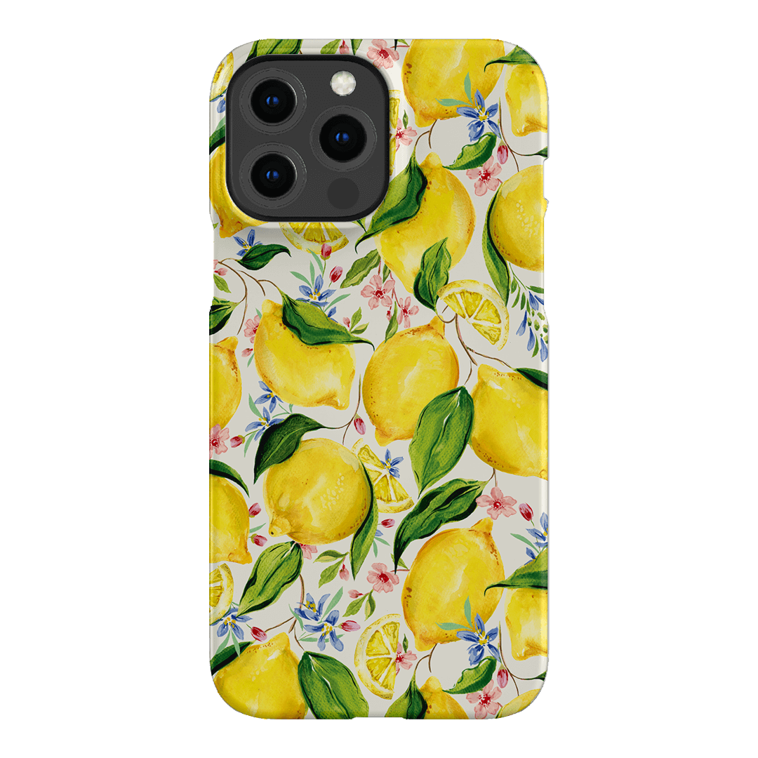 Citrus Lemon Printed Phone Cases iPhone 13 Pro Max / Snap by Ellie Mae - The Dairy