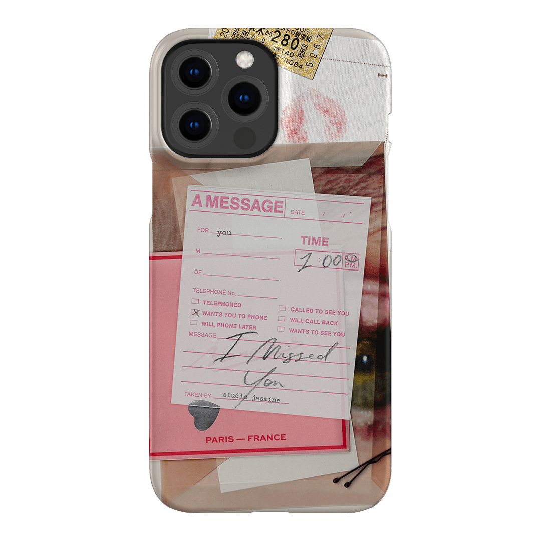Missed Call Printed Phone Cases iPhone 13 Pro Max / Snap by Jasmine Dowling - The Dairy