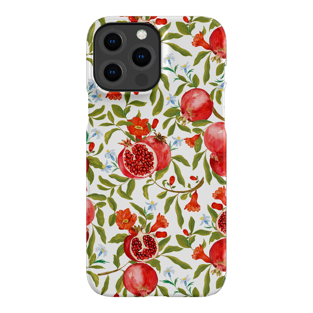 Pomegranate Printed Phone Cases iPhone 13 Pro Max / Snap by Ellie Mae - The Dairy
