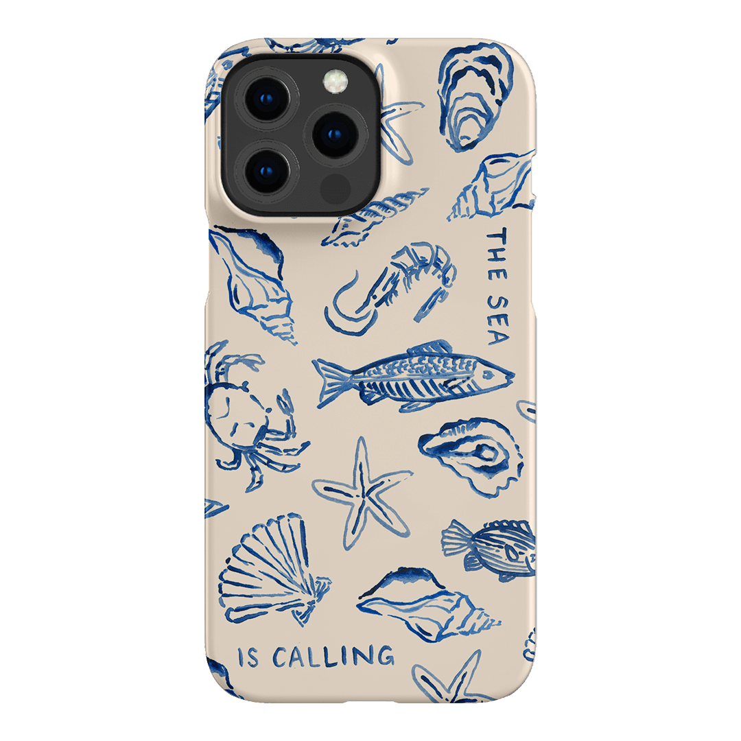 Sea Call Printed Phone Cases iPhone 13 Pro Max / Snap by Cass Deller - The Dairy