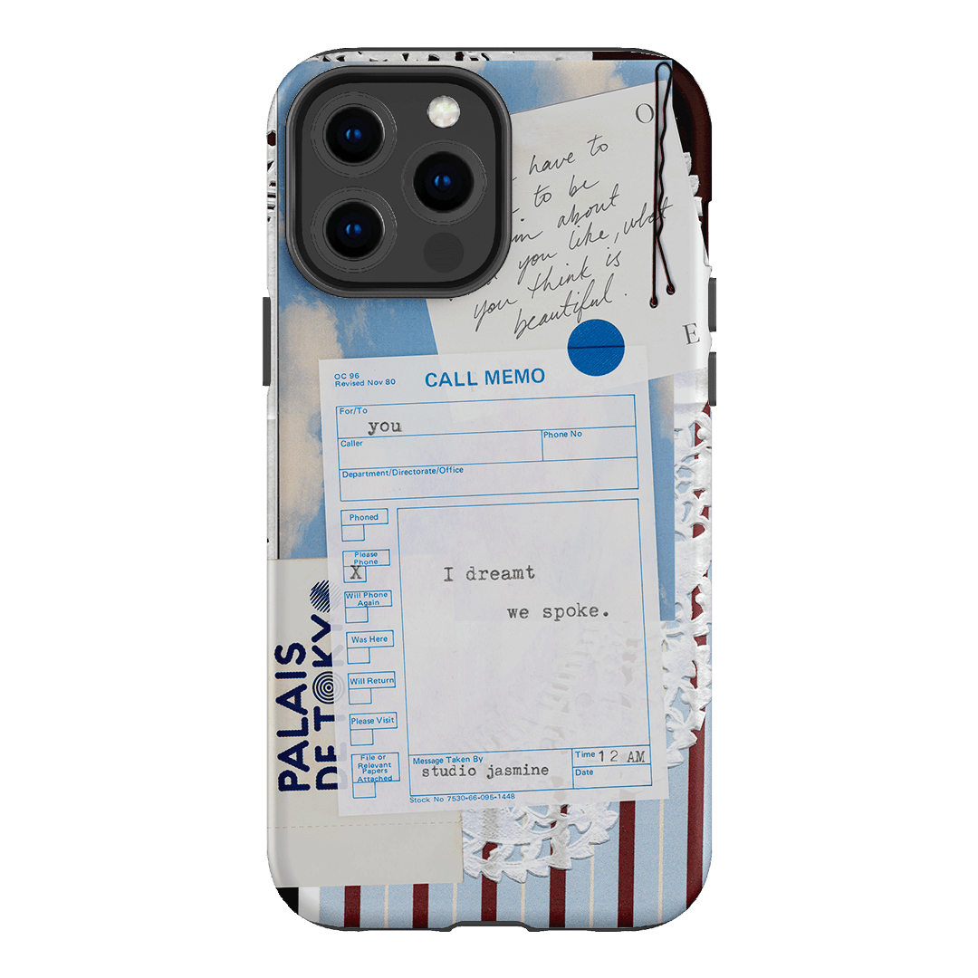Call Memo Printed Phone Cases iPhone 13 Pro Max / Armoured by Jasmine Dowling - The Dairy