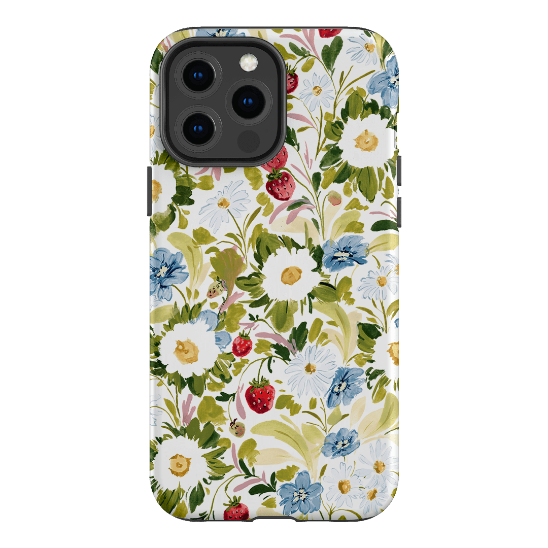 Garden Strawberries Printed Phone Cases iPhone 13 Pro Max / Armoured by Ellie Mae - The Dairy