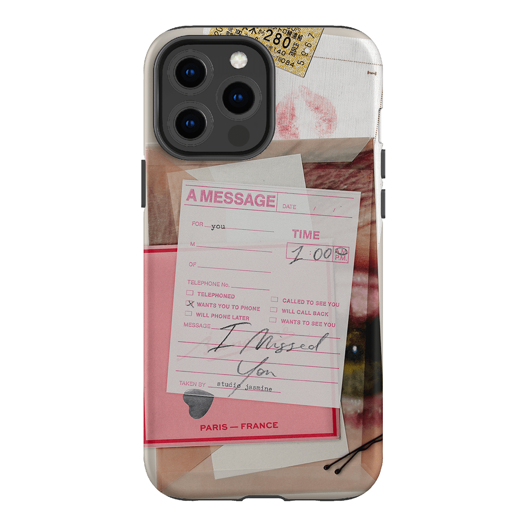 Missed Call Printed Phone Cases iPhone 13 Pro Max / Armoured by Jasmine Dowling - The Dairy