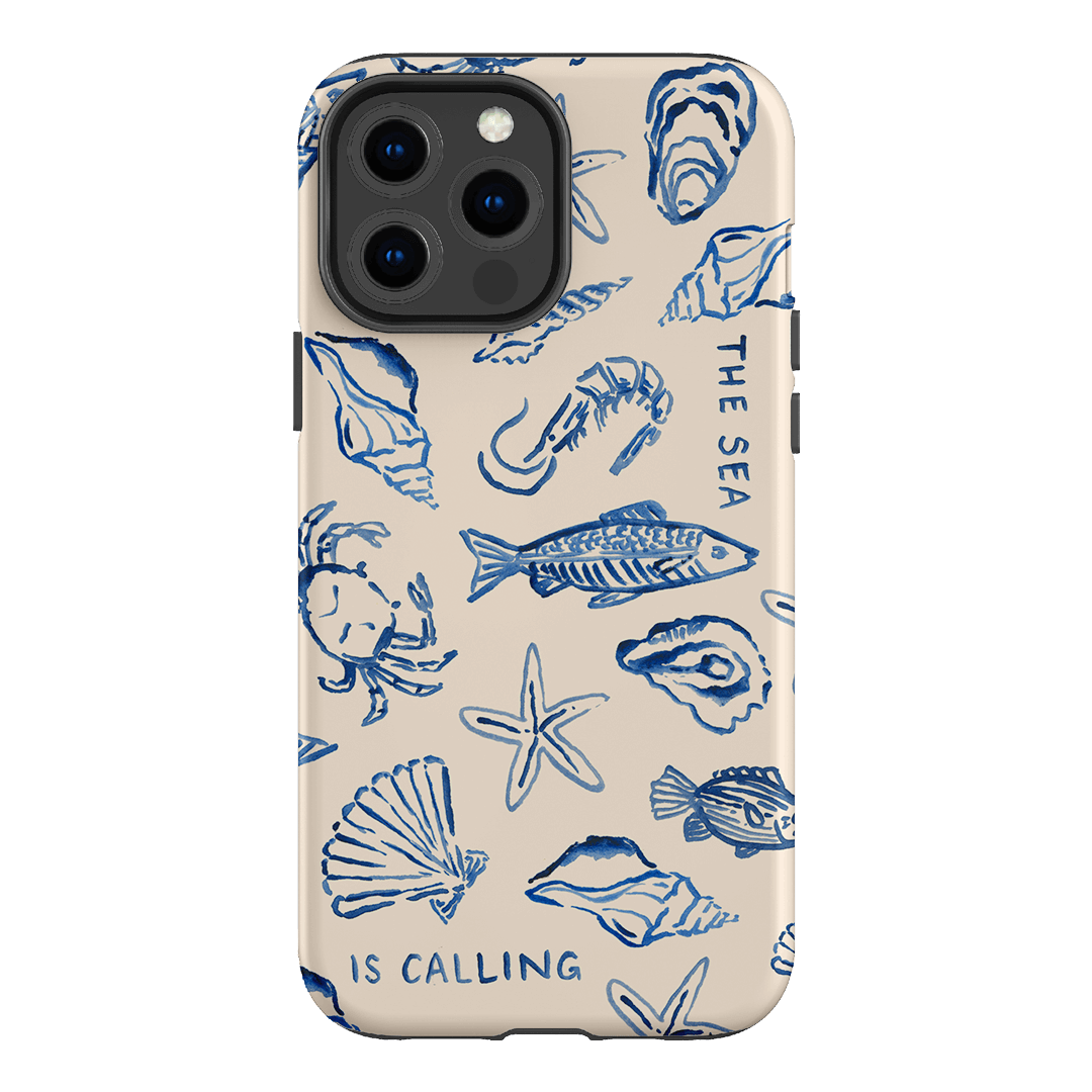 Sea Call Printed Phone Cases iPhone 13 Pro Max / Armoured by Cass Deller - The Dairy