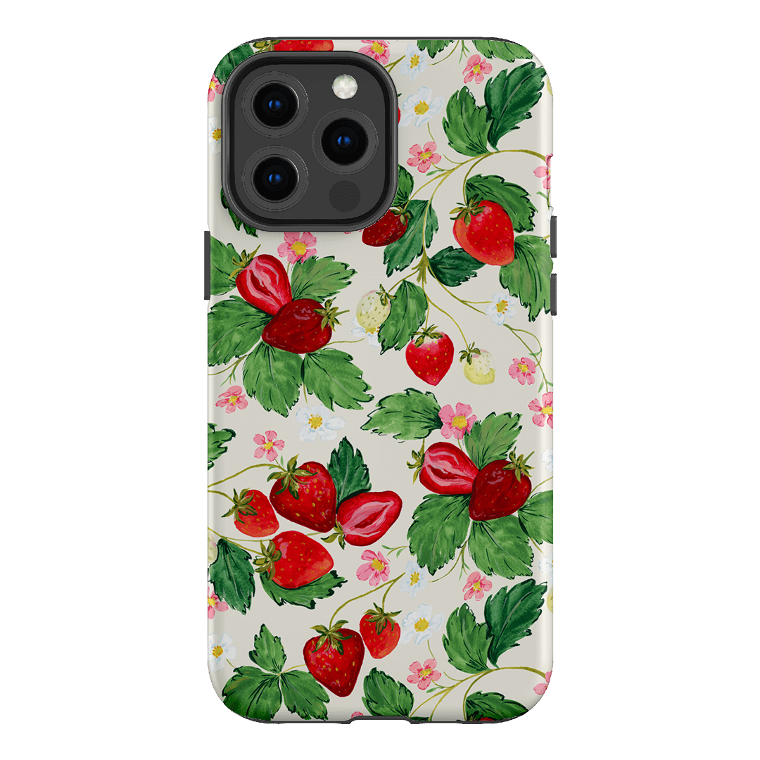 Strawberry Patch Printed Phone Cases iPhone 13 Pro Max / Armoured by Ellie Mae - The Dairy