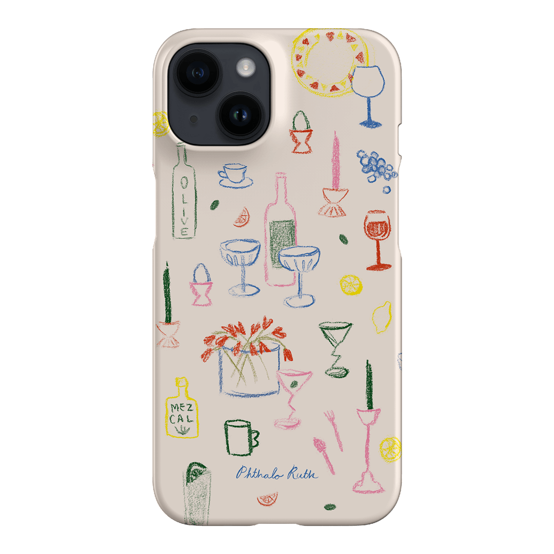 Dinnerware Printed Phone Cases iPhone 14 / Snap by Phthalo Ruth - The Dairy