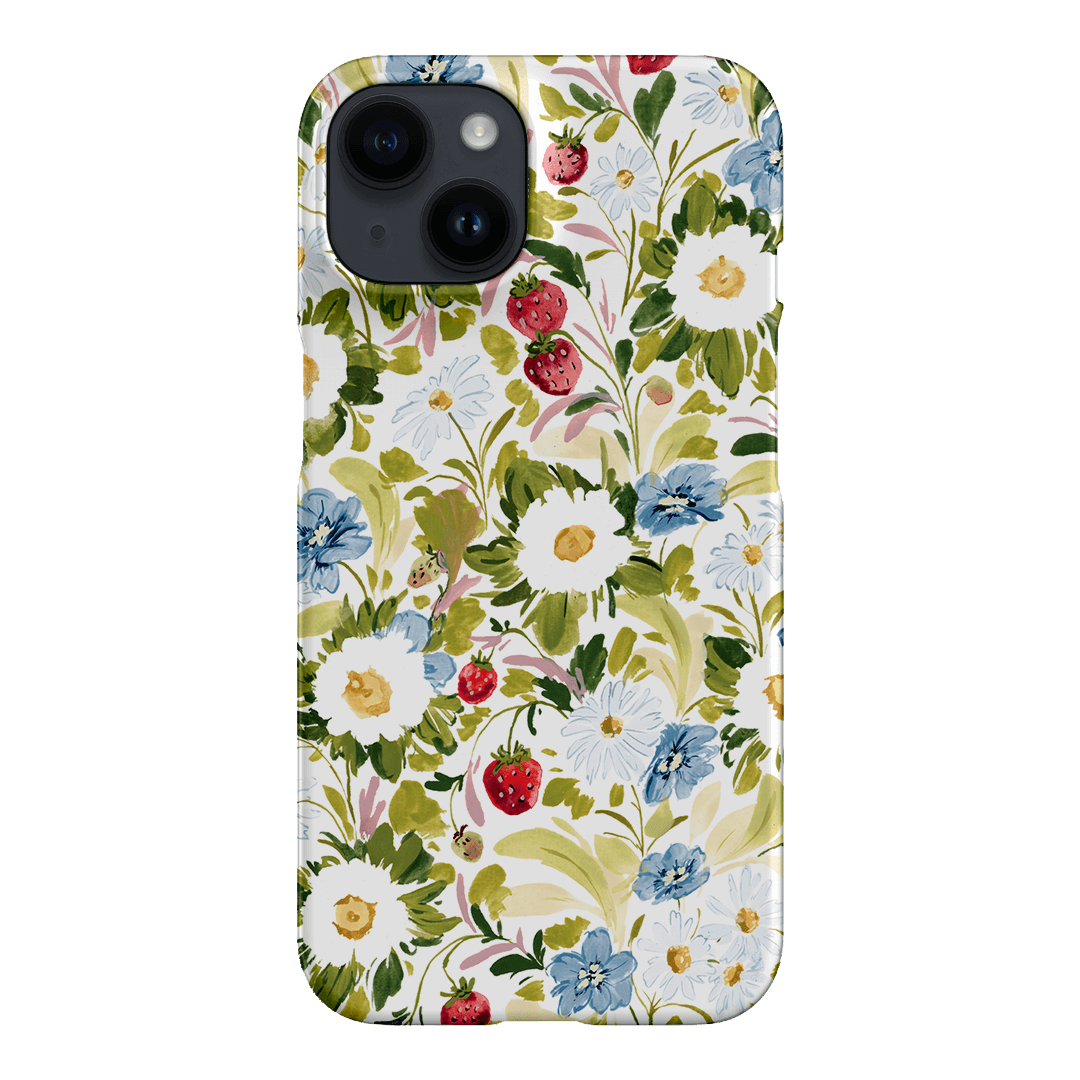 Garden Strawberries Printed Phone Cases iPhone 14 / Snap by Ellie Mae - The Dairy