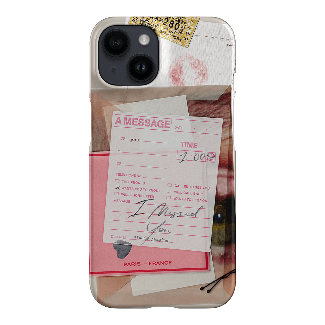 Missed Call Printed Phone Cases iPhone 14 / Snap by Jasmine Dowling - The Dairy