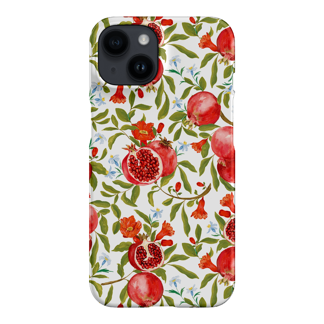 Pomegranate Printed Phone Cases iPhone 14 / Snap by Ellie Mae - The Dairy
