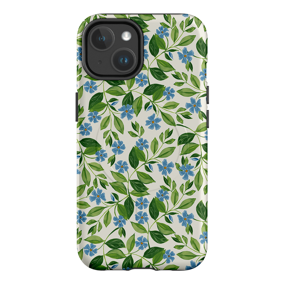 Blue Vines Printed Phone Cases iPhone 14 / Armoured MagSafe by Ellie Mae - The Dairy