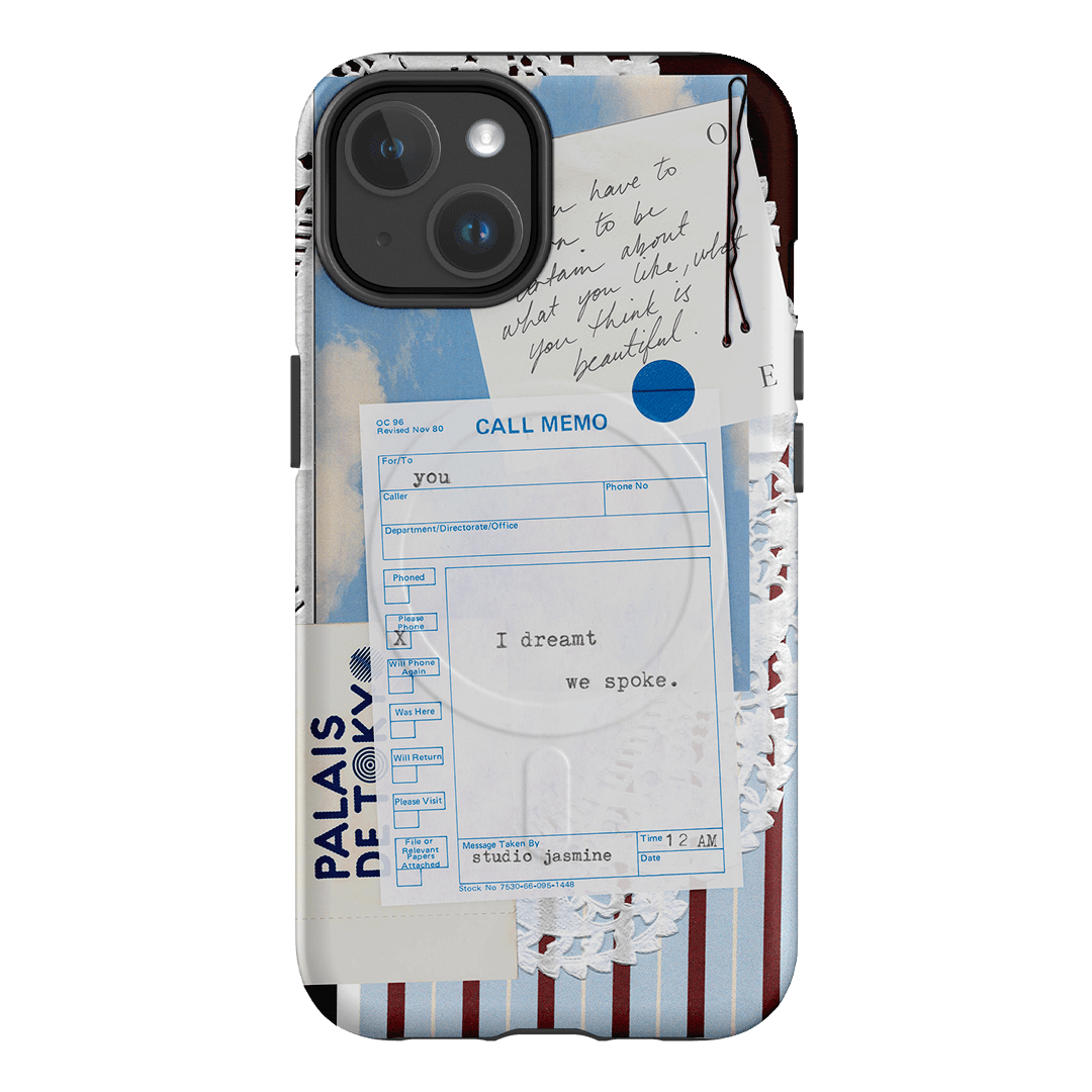 Call Memo Printed Phone Cases iPhone 14 / Armoured MagSafe by Jasmine Dowling - The Dairy