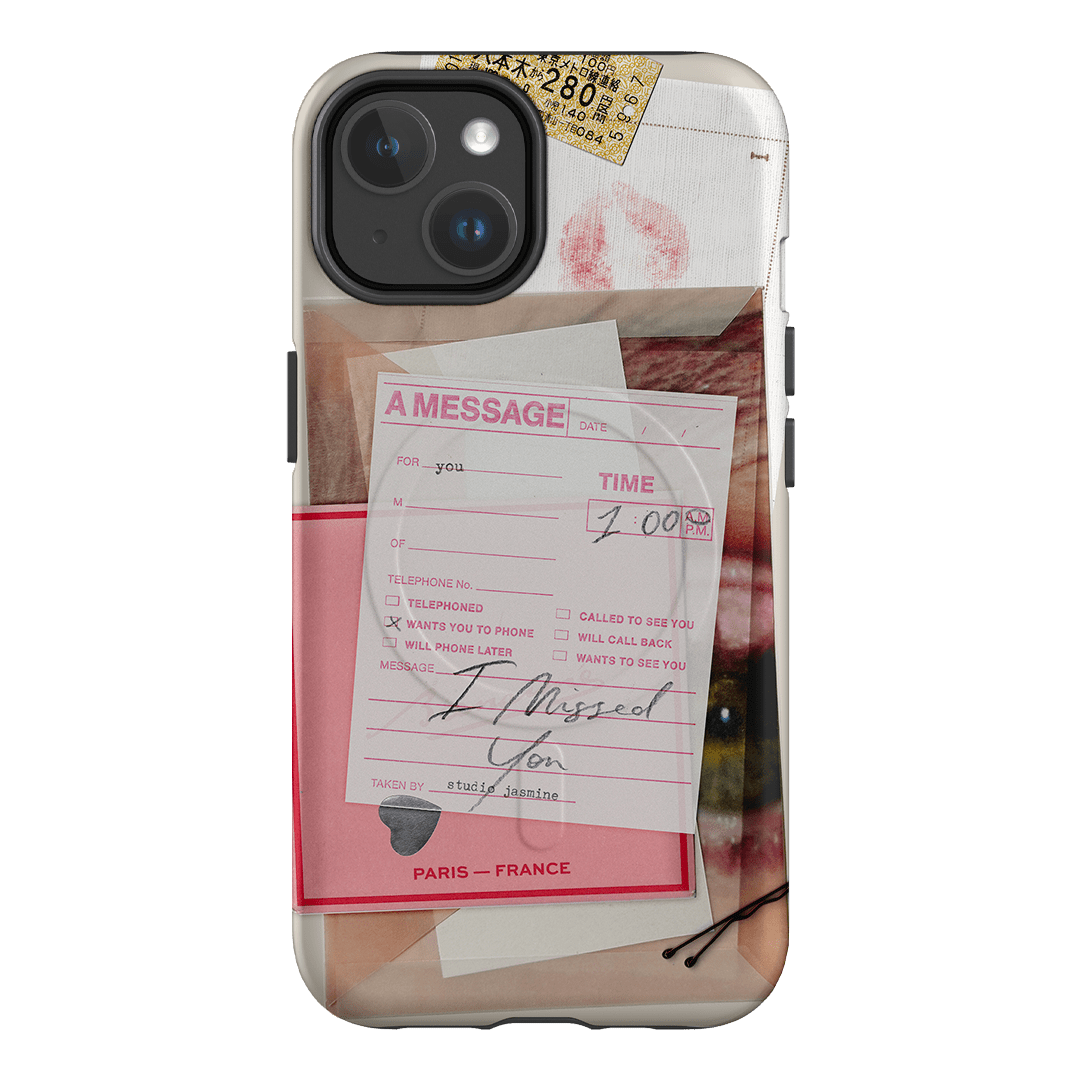 Missed Call Printed Phone Cases iPhone 14 / Armoured MagSafe by Jasmine Dowling - The Dairy
