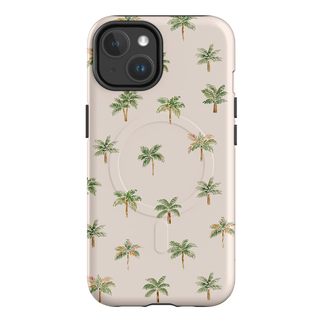 Mini Palms Printed Phone Cases iPhone 14 / Armoured MagSafe by Cass Deller - The Dairy
