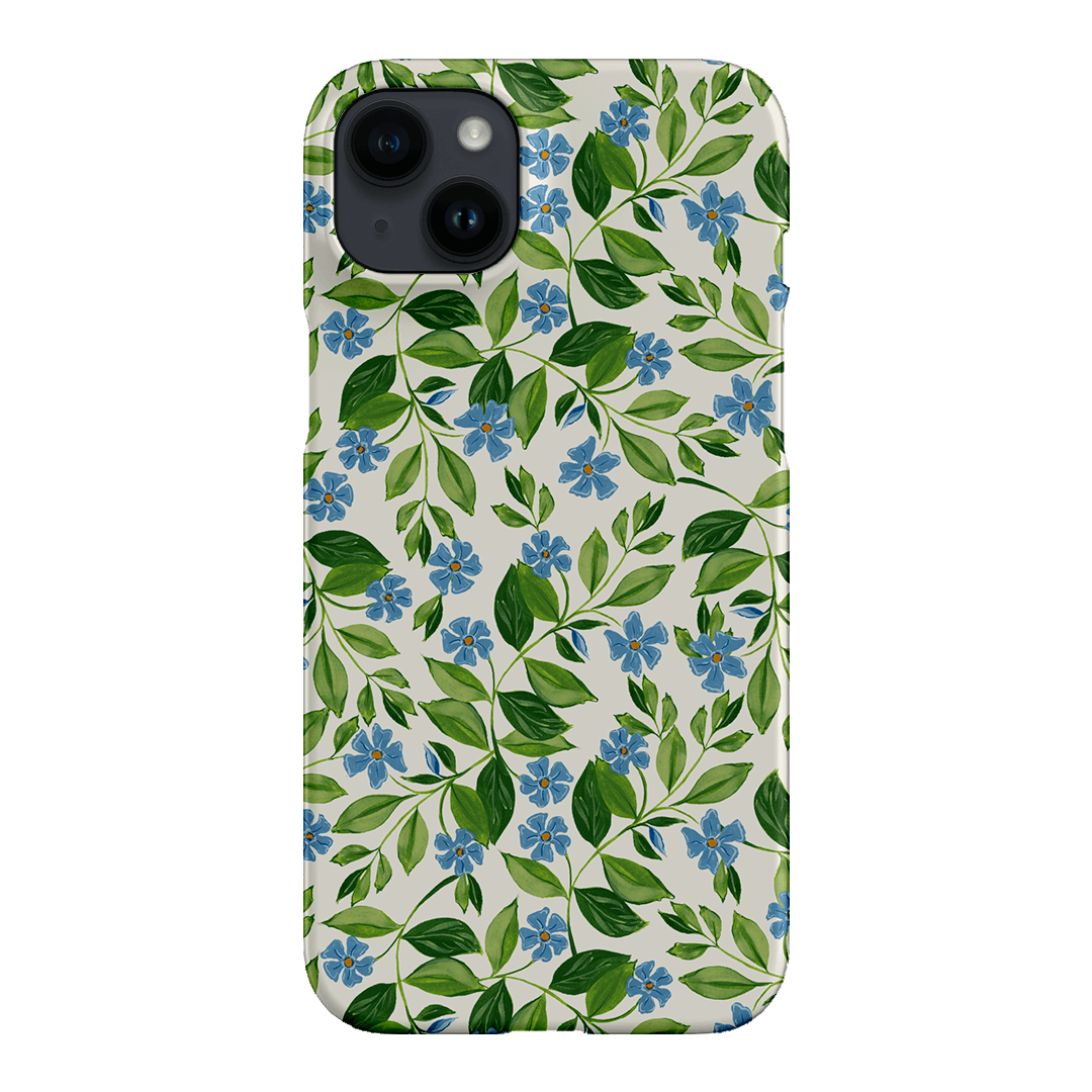 Blue Vines Printed Phone Cases iPhone 14 Plus / Snap by Ellie Mae - The Dairy