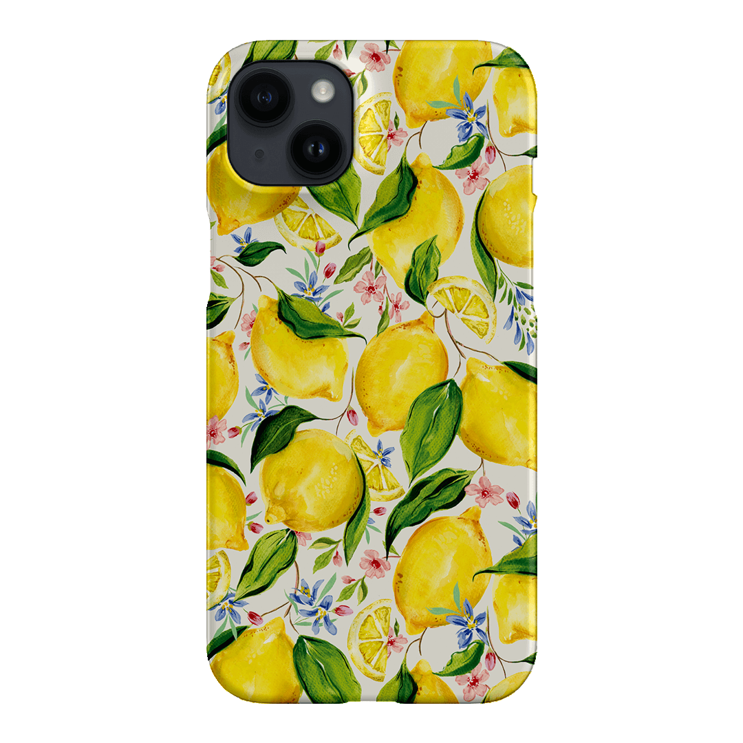 Citrus Lemon Printed Phone Cases iPhone 14 Plus / Snap by Ellie Mae - The Dairy