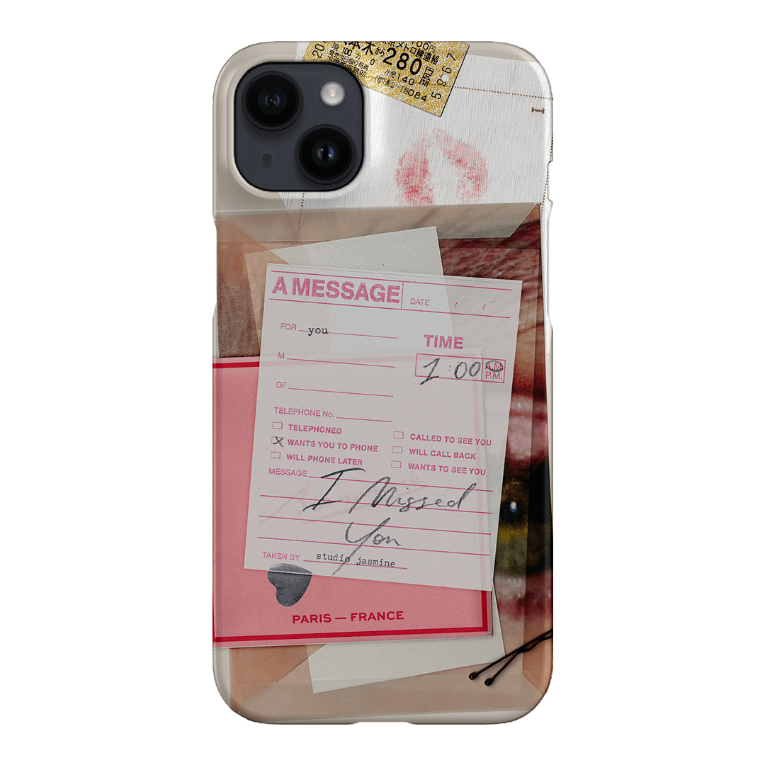 Missed Call Printed Phone Cases iPhone 14 Plus / Snap by Jasmine Dowling - The Dairy