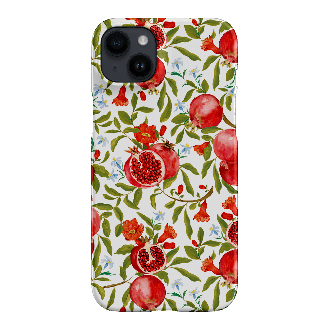 Pomegranate Printed Phone Cases iPhone 14 Plus / Snap by Ellie Mae - The Dairy