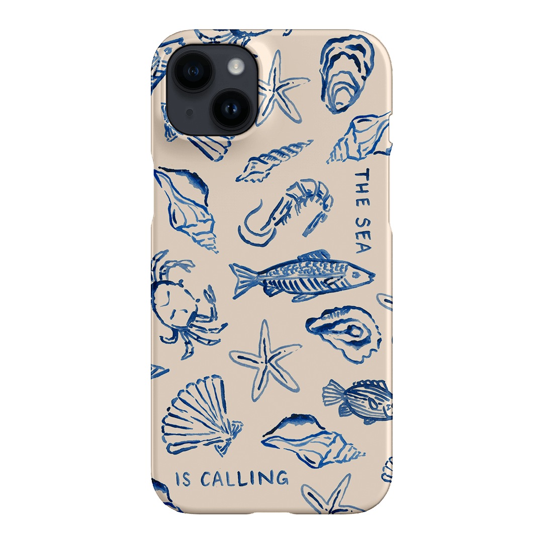 Sea Call Printed Phone Cases iPhone 14 Plus / Snap by Cass Deller - The Dairy