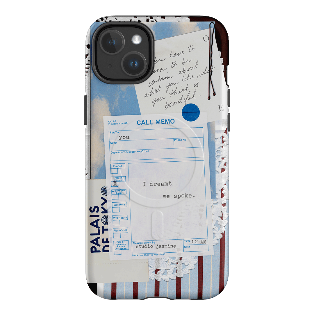 Call Memo Printed Phone Cases iPhone 14 Plus / Armoured MagSafe by Jasmine Dowling - The Dairy
